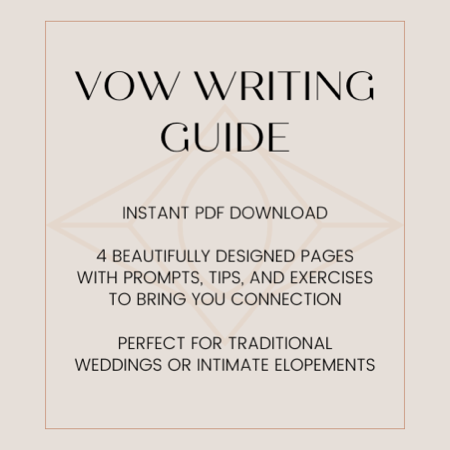 GRAB OUR VOW WRITING GUIDE! thumbnail