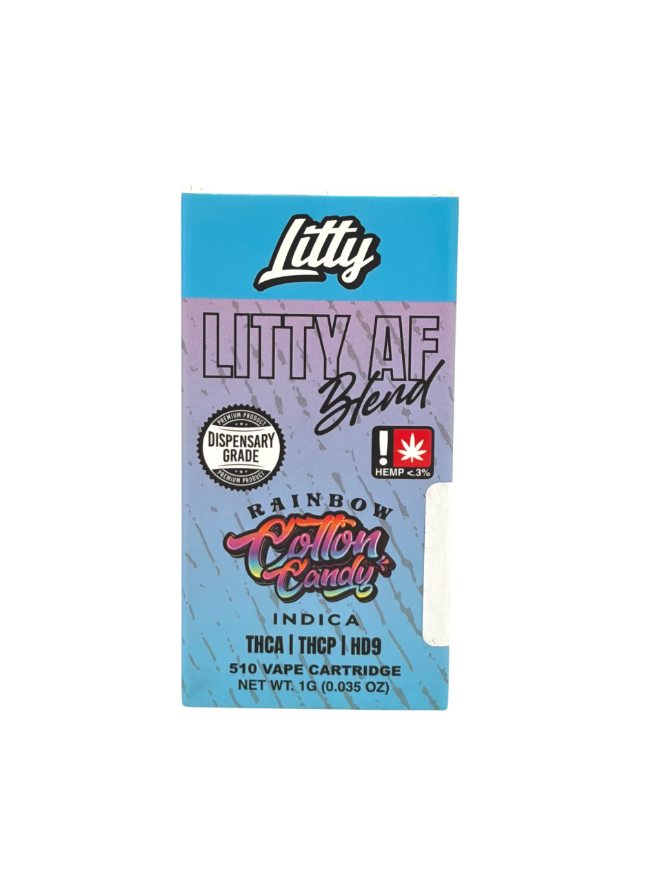 Rainbow Cotton Candy THCa Cartridge 1g thumbnail