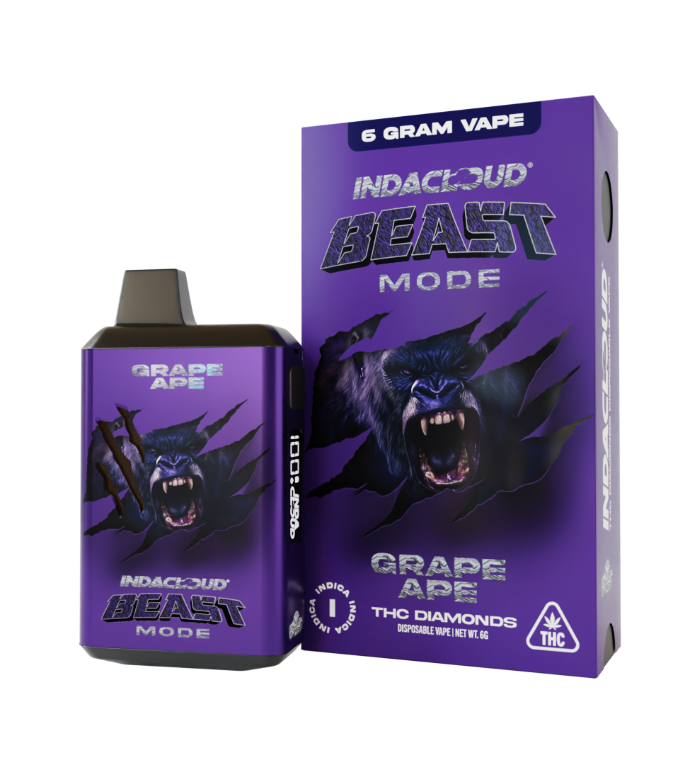 Grape Ape Beast Mode THCa Diamonds Vape 6 Grams - IndaCloud thumbnail