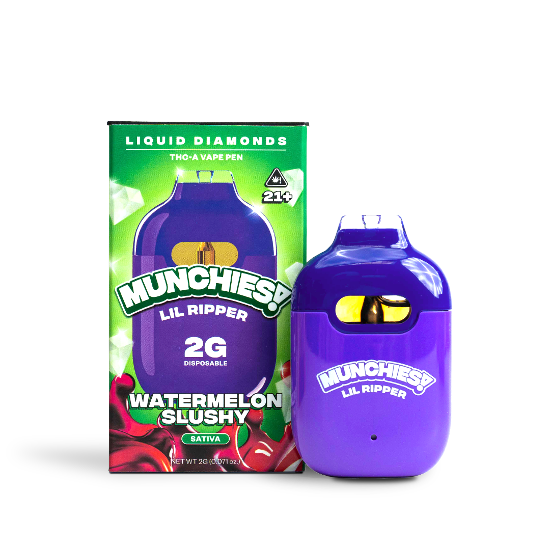 Watermelon Slushy - 2g Lil Ripper Liquid Diamond THCA Vape - | Munchies! thumbnail