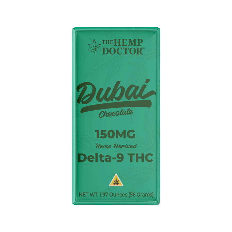 Buy Dubai Chocolate Weed Bar | 150mg Delta 9 | The Hemp Doctor thumbnail