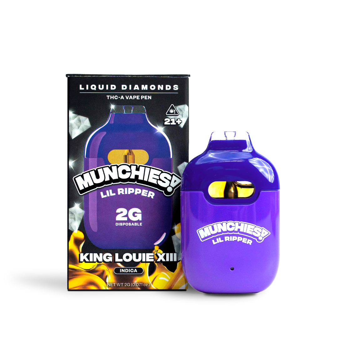 King Louie XIII - 2g Lil Ripper Liquid Diamond THCA Vape - | Munchies! thumbnail