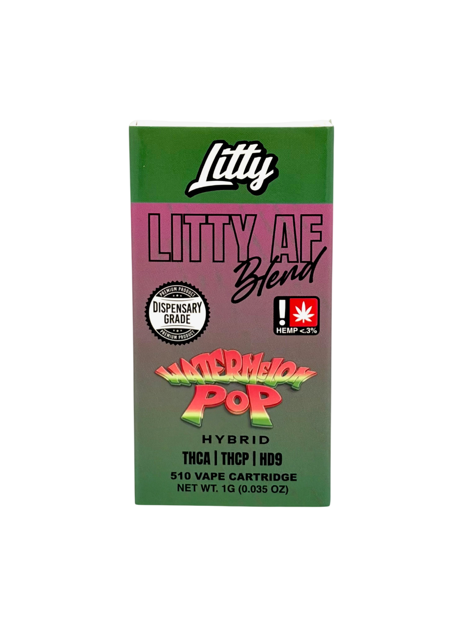 Watermelon Pop THCa Cartridge 1g thumbnail