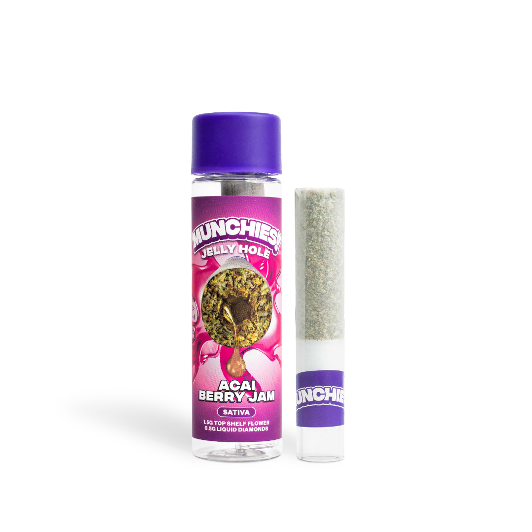 Acai Berry Jam - 2g Jelly Holes THCA Prerolls - | Munchies! thumbnail