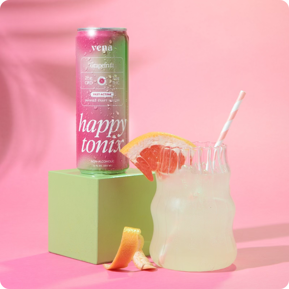 Happy Tonix Grapefruit THC Seltzer by Tamra Judge thumbnail