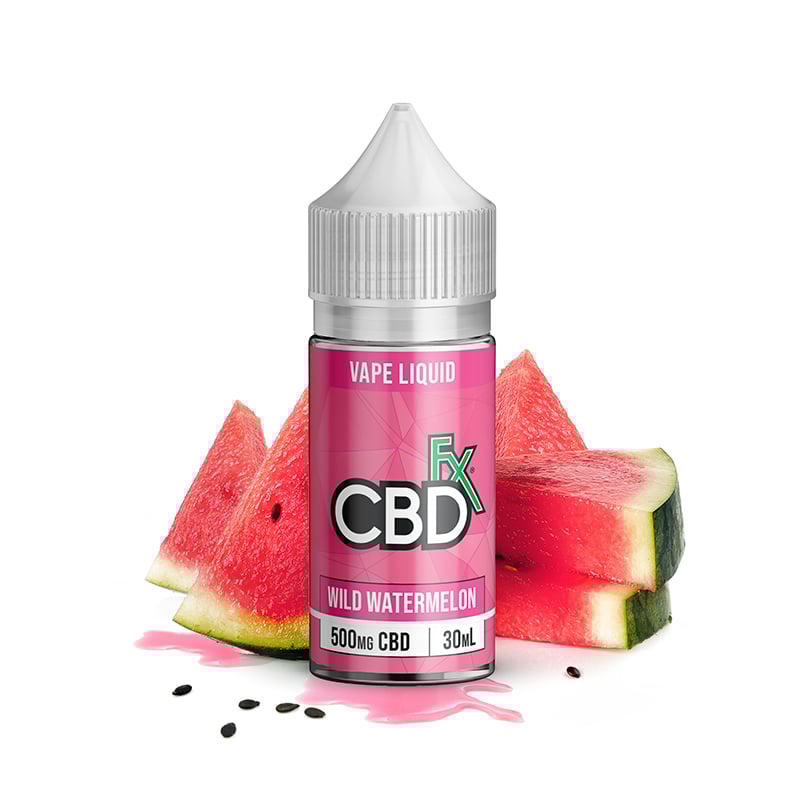 Wild Watermelon CBD Vape Juice 500mg & 1000mg - CBDfx.com thumbnail