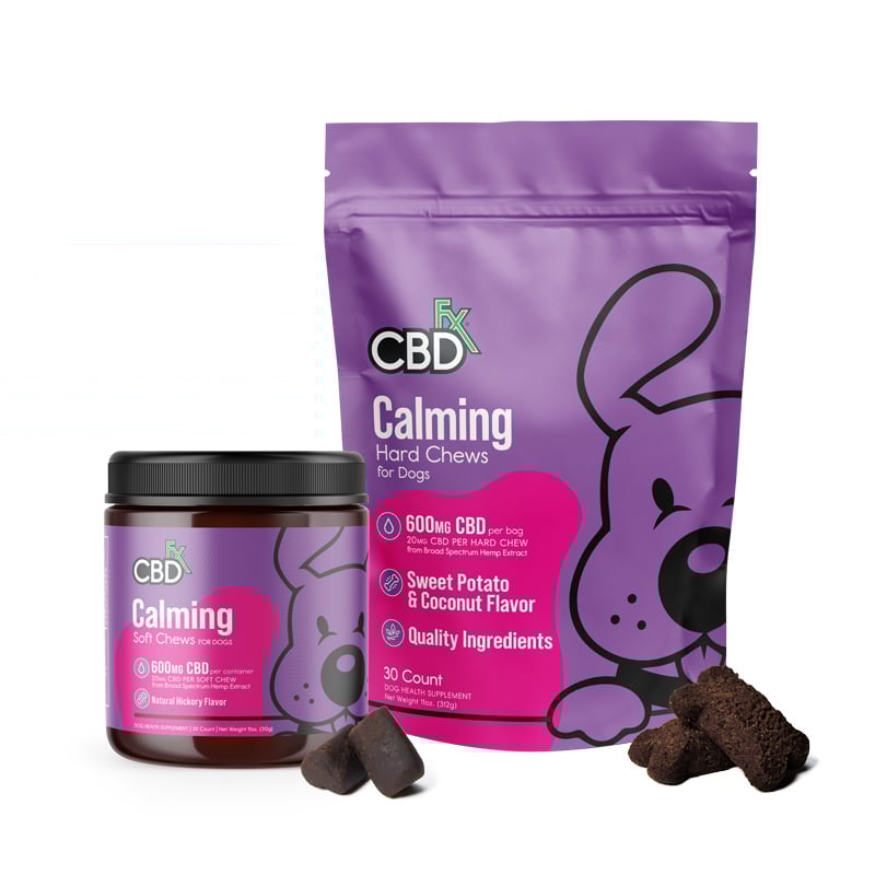 CBD Dog Treats: Calming Chews 600mg - CBDfx.com thumbnail