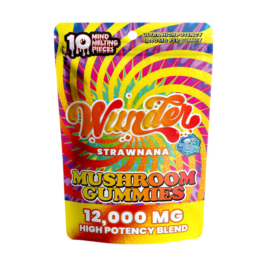 Wunder High Potency Mushroom Gummies | Strawnana thumbnail