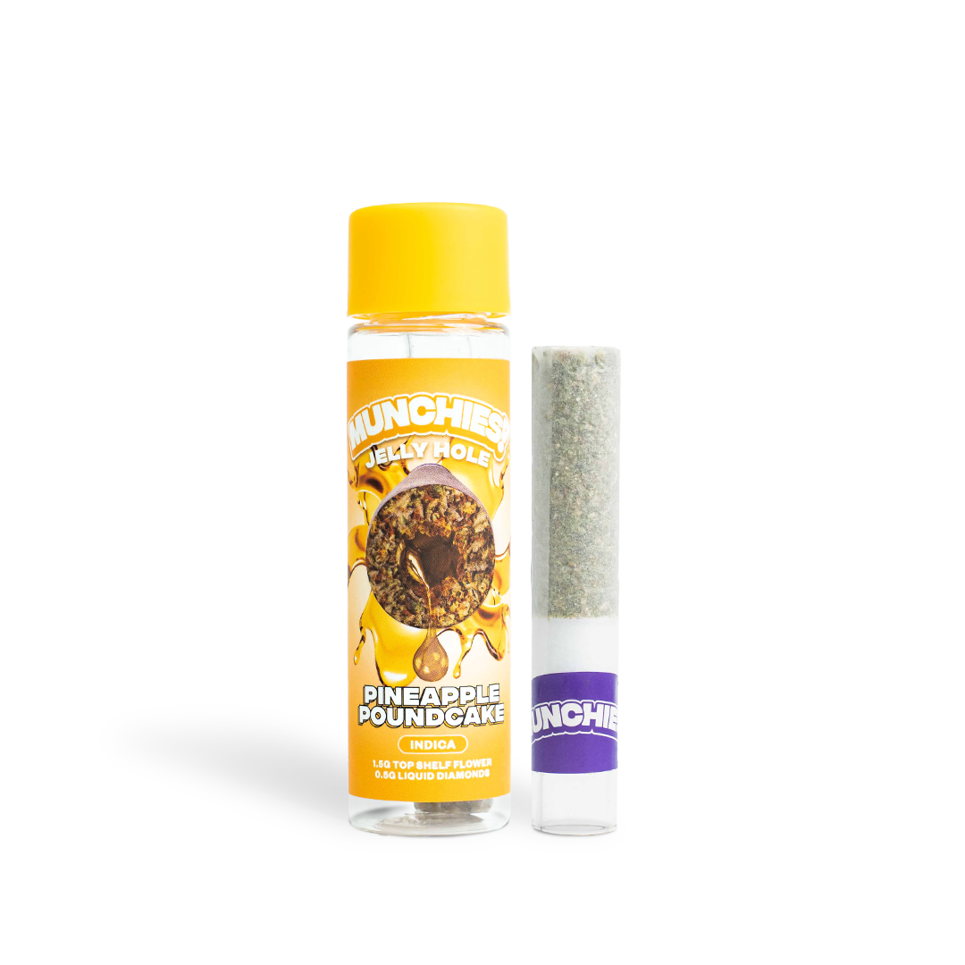 Pineapple Poundcake - 2g Jelly Holes THCA Prerolls - | Munchies! thumbnail