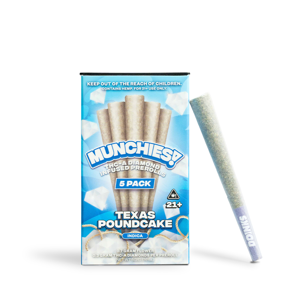 Texas Poundcake - Mini Doinks 5-Pack THCA Prerolls - | Munchies! thumbnail