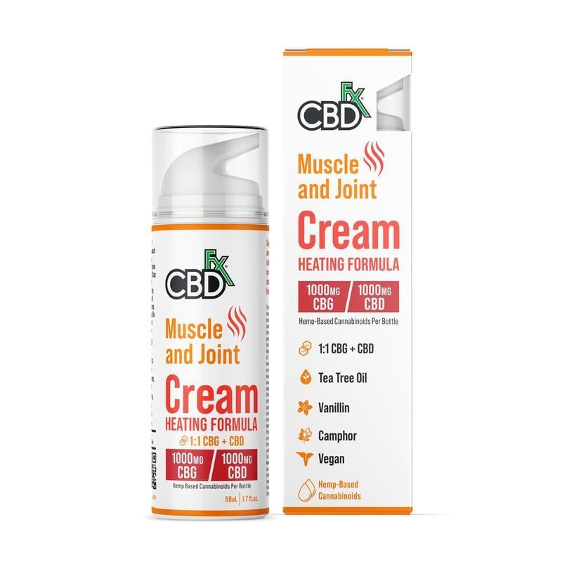 CBG Cream | Muscle and Joint | Heating Formula | 1:1 Ratio CBG-CBD thumbnail