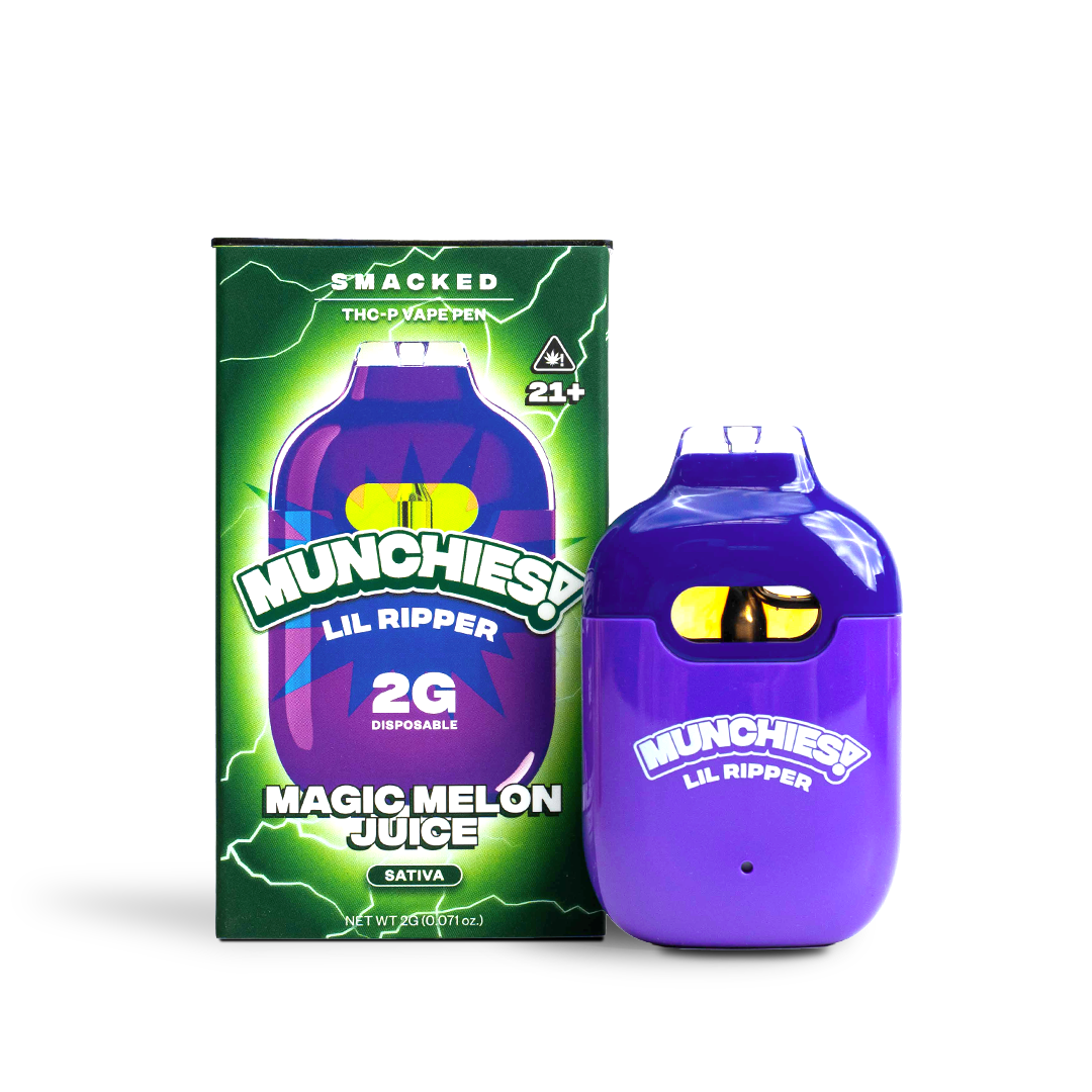 2g Lil Ripper THCP Smacked Vape | Lab-Tested For Purity & Safety | Transparently Sourced Ingredients | Premium THC Treats | Subscribe To Save 15% Off | Shop Sales & Bundles - | Munchies! thumbnail