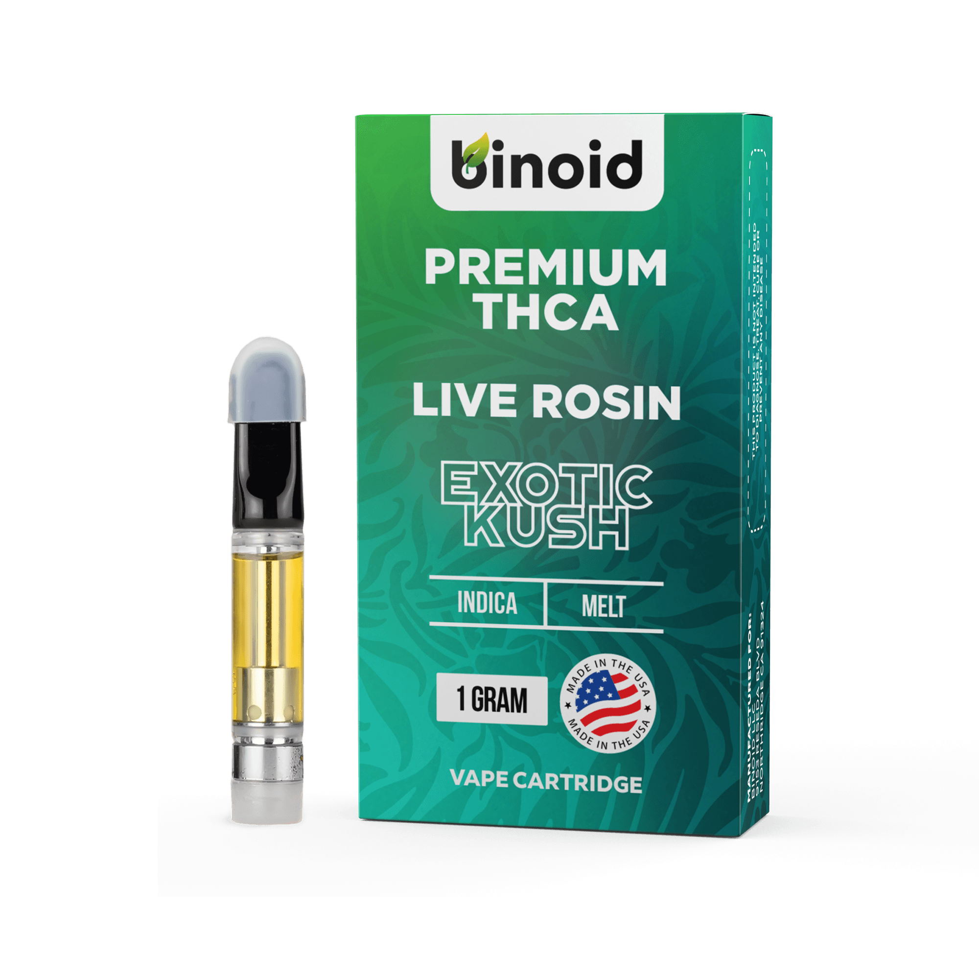 THCA Vape Cartridge - Live Rosin thumbnail