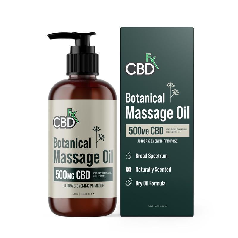 CBD Massage Oil - Vegan CBD Massage Oil - Hemp Infused Massage Oil thumbnail