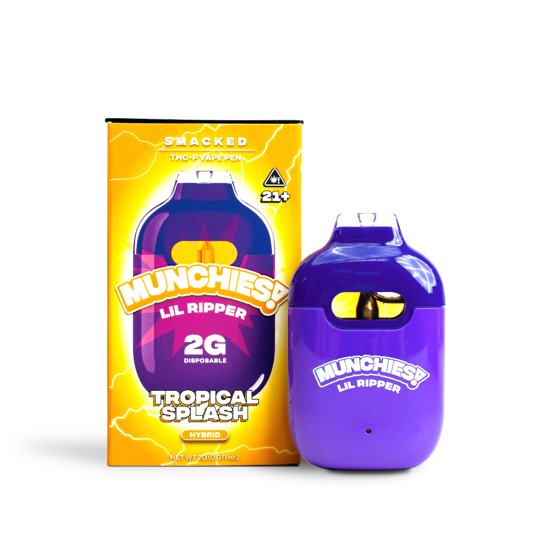 Tropical Splash - 2g Lil Ripper THCP Smacked Vape - | Munchies! thumbnail