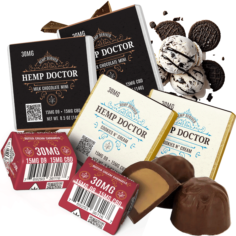 D9 Sweet Sampler Bundle - The Hemp Doctor thumbnail
