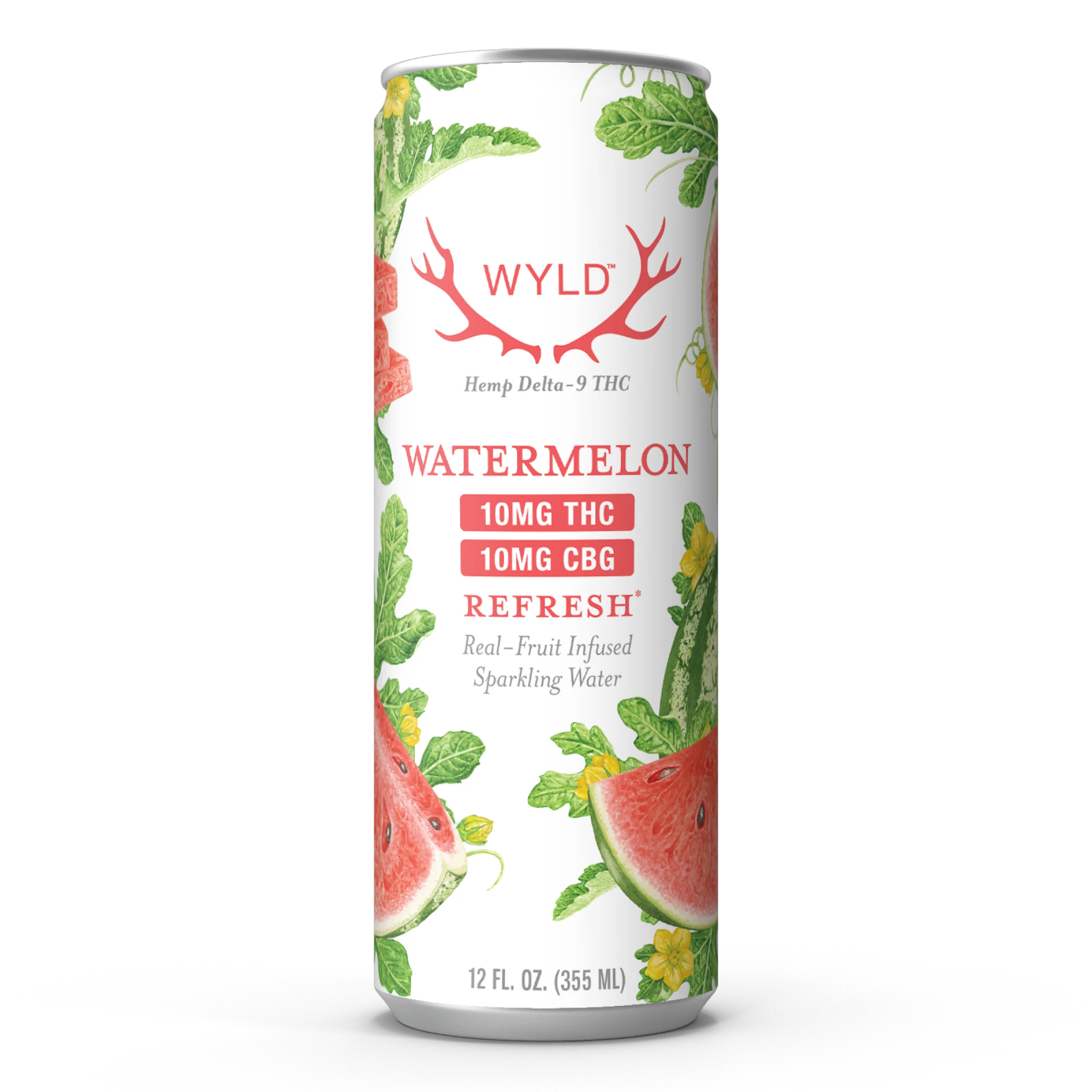 Wyld Watermelon 1:1 THC:CBG Sparkling 10mg 4-Pack | 420.com thumbnail