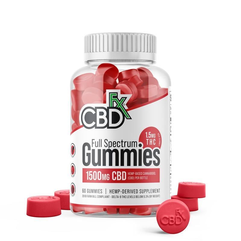 Full Spectrum CBD Gummies - Mixed Berry - CBDfx.com thumbnail