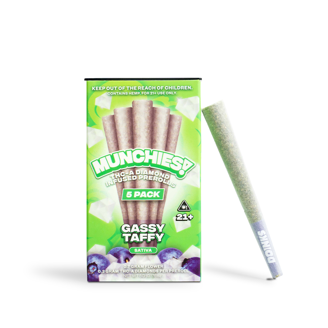 Gassy Taffy - Mini Doinks 5-Pack THCA Prerolls - | Munchies! thumbnail