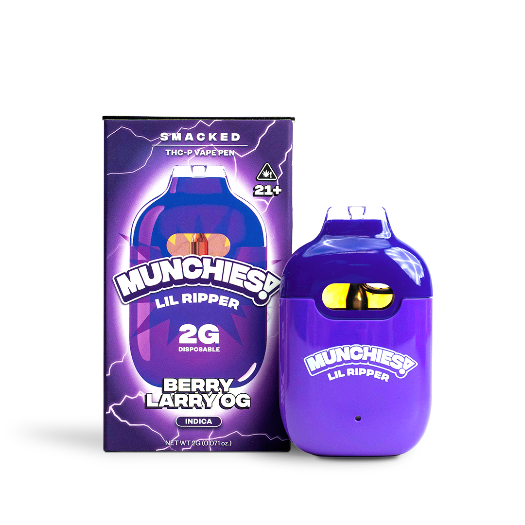Berry Larry OG - 2g Lil Ripper Smacked THCP Vape - | Munchies! thumbnail