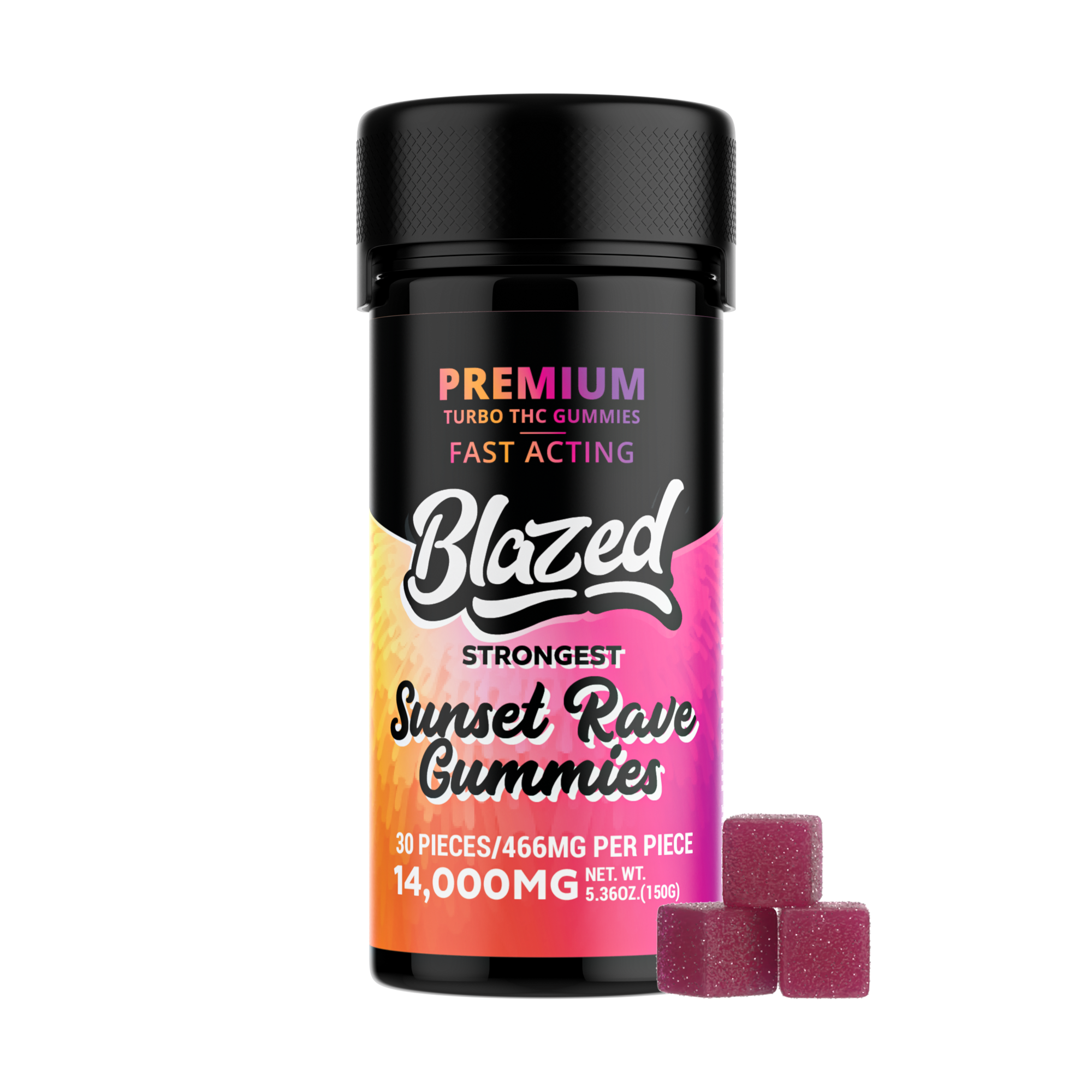 14,000MG Turbo THC Gummies - Blazed thumbnail