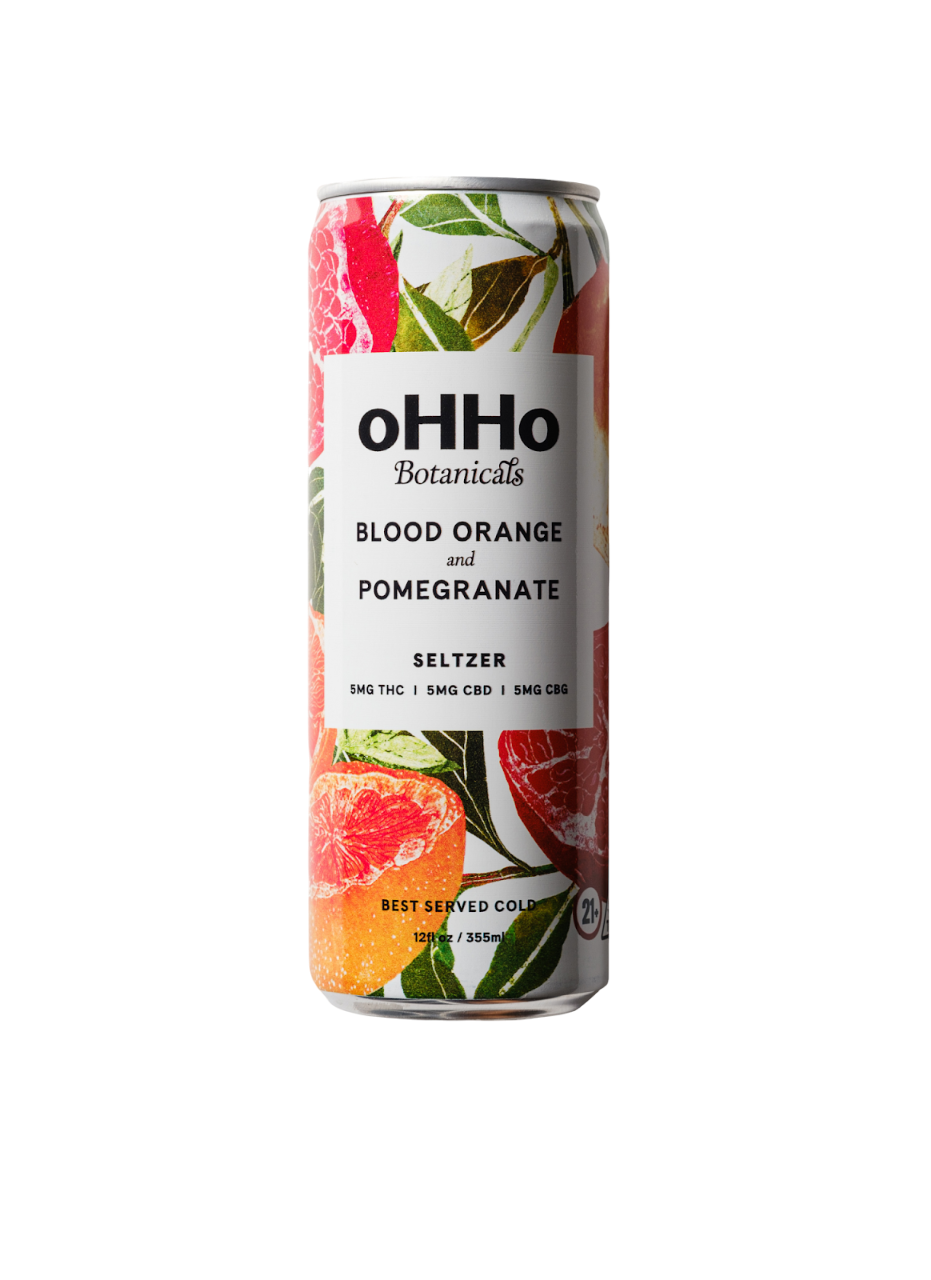 Blood Orange & Pomegranate 5mg Seltzer pack of 4 | 420.com thumbnail