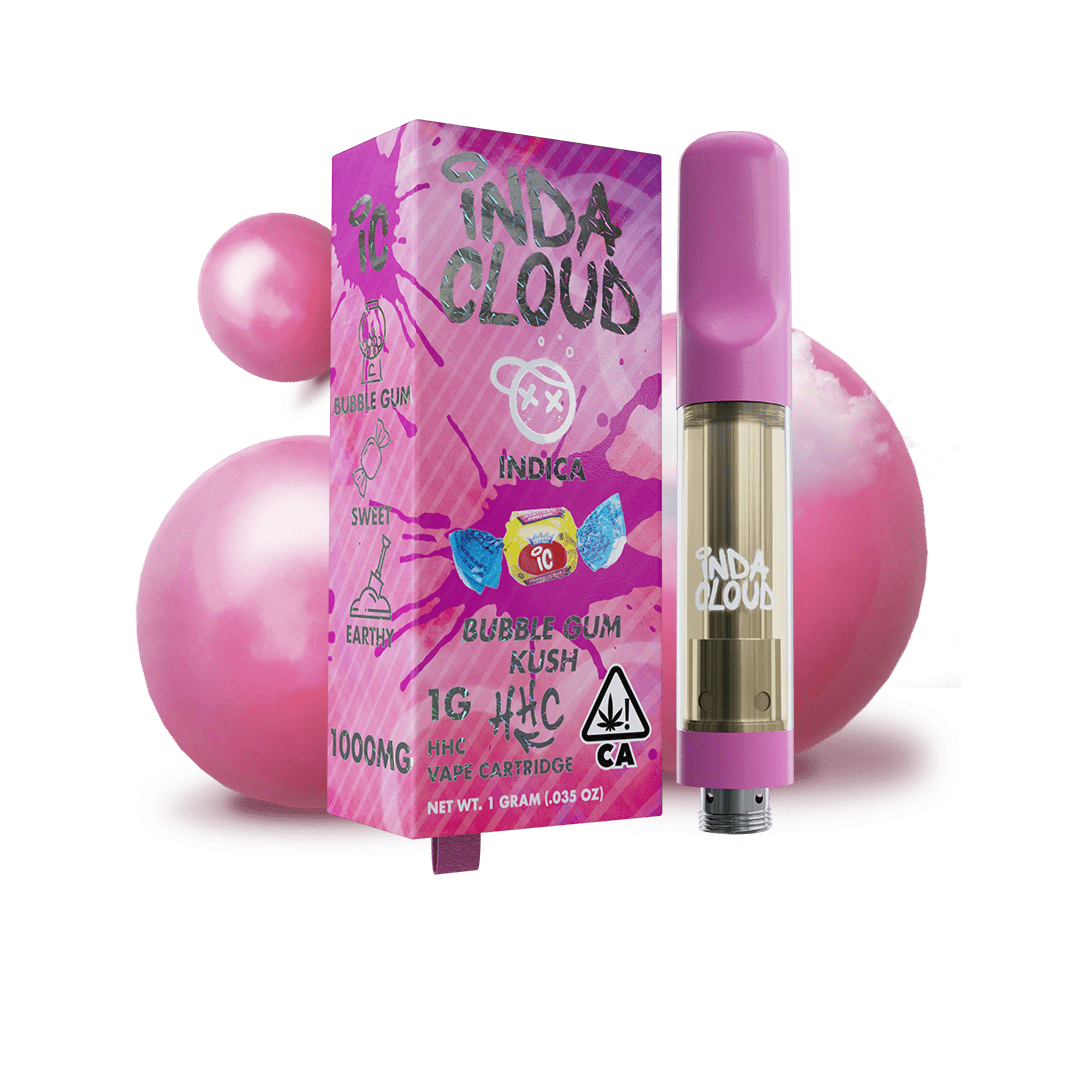 Best Bubble Gum Kush THCa Vape Cartridge - 1 Gram | IndaCloud thumbnail