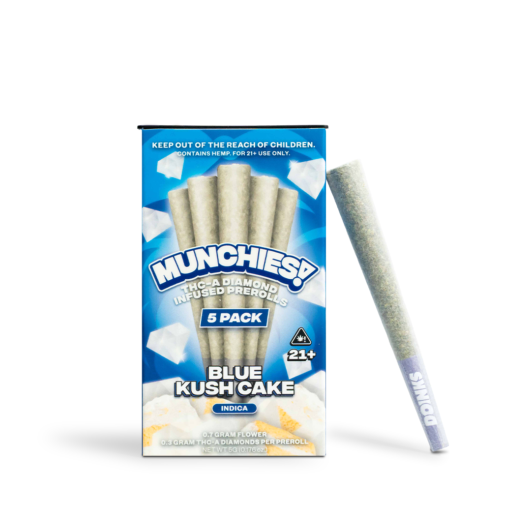 Blue Kush Cake - Mini Doinks 5-Pack THCA Prerolls - | Munchies! thumbnail