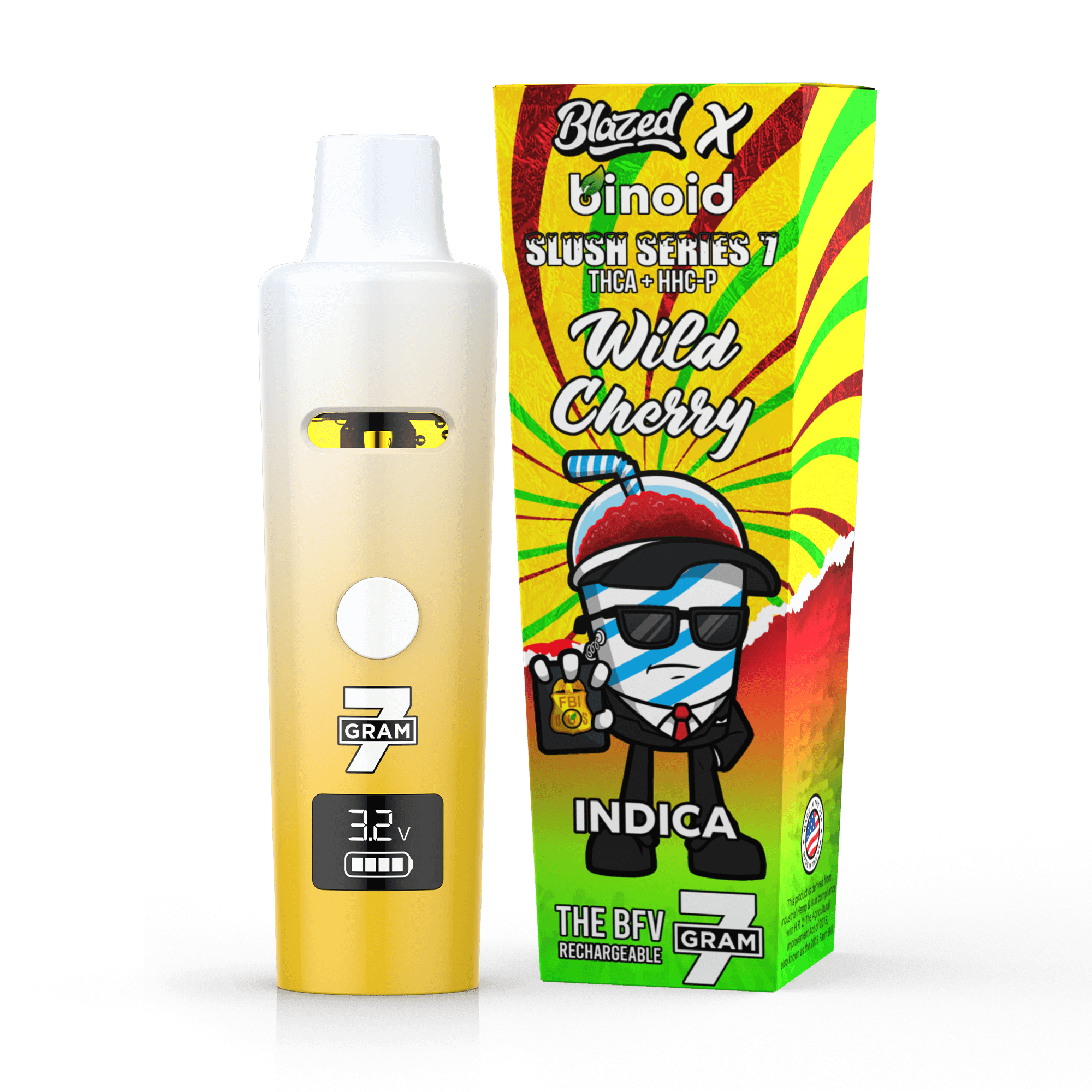 7 Gram THCA Disposable Vape - Slush Series - Blazed x Binoid thumbnail