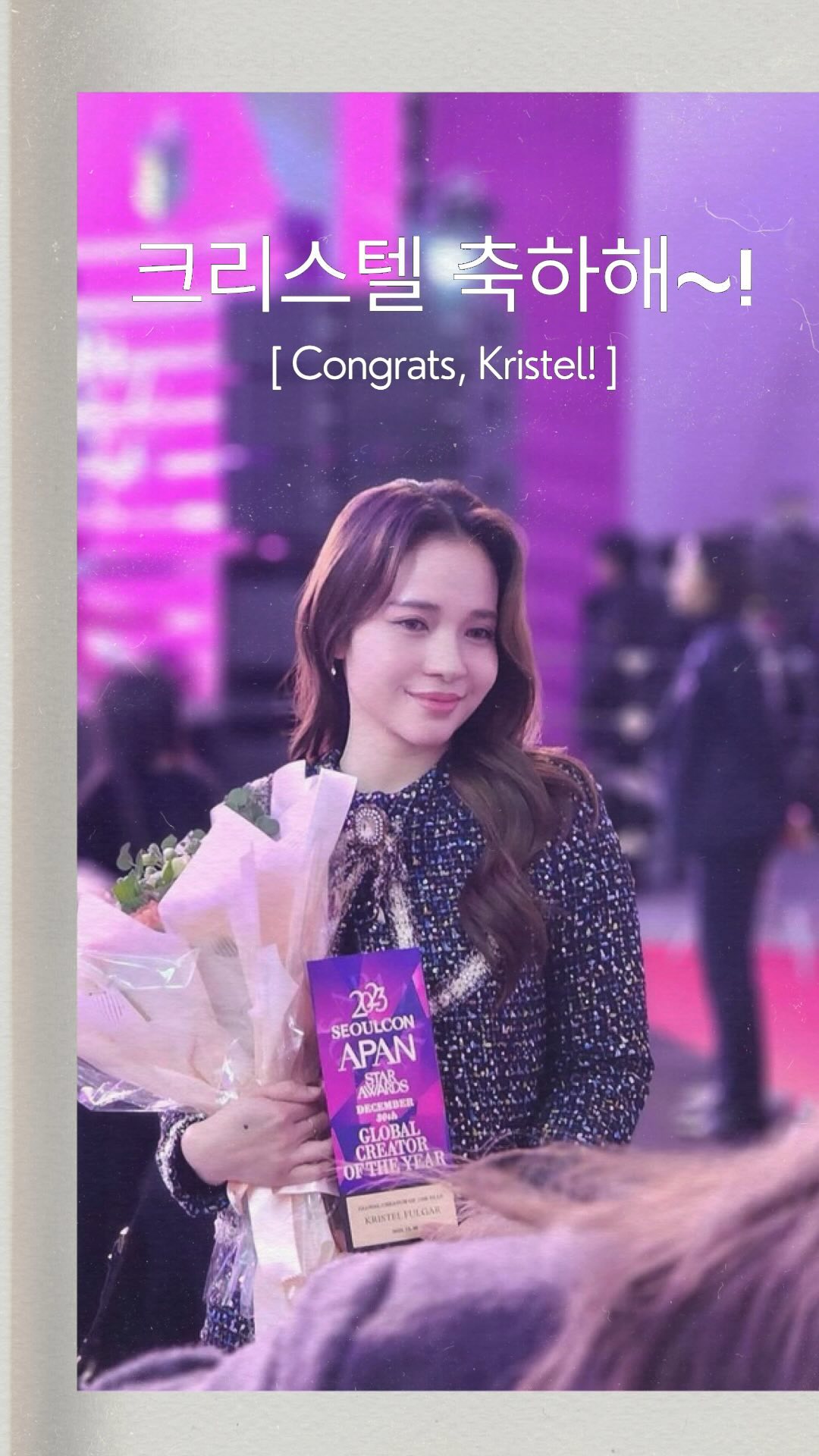 Kristel is off to an incredible start in 2024! ✨🎀

Huge congratulations on being crowned Global Creator of the Year at t