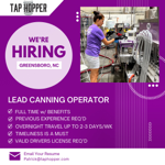 Hiring: Lead Canning Operator thumbnail