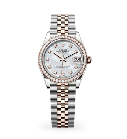 Rolex Datejust - rose gold & silver thumbnail