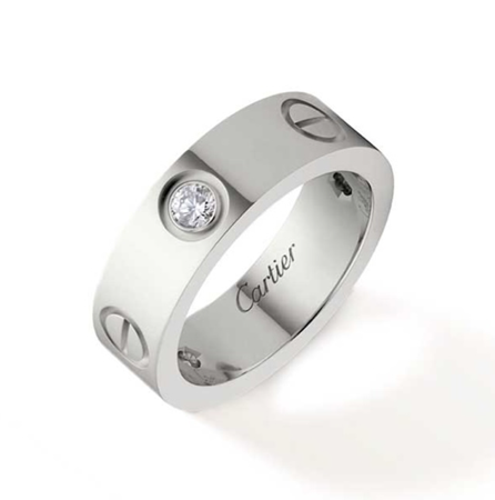 Cartier Love Ring w diamonds thumbnail