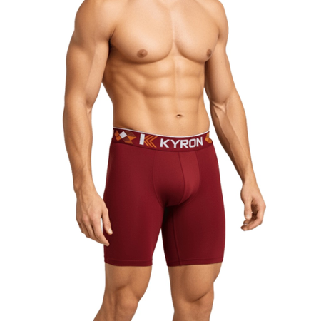 Kit 10 Cueca Box Boxer Kyron De Microfibra Masculina  thumbnail