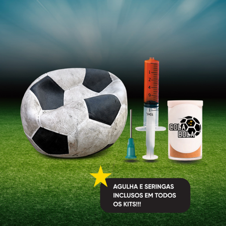 Colabola - 10 Kits Selantes Para Conserto De Bolas Furadas (10 Unidades) thumbnail