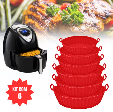Formas de silicone para air fryer thumbnail