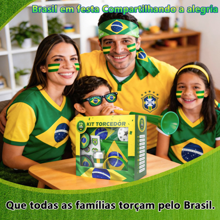Kit 12 peças torcedor copa do mundo 2026 thumbnail