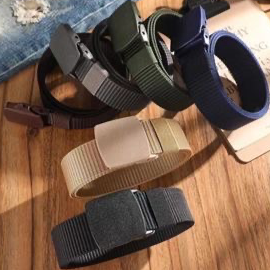 Cinto com fivela de liberação rápida, sem metal, ajustável Belts, em nylon hipoalergênico thumbnail