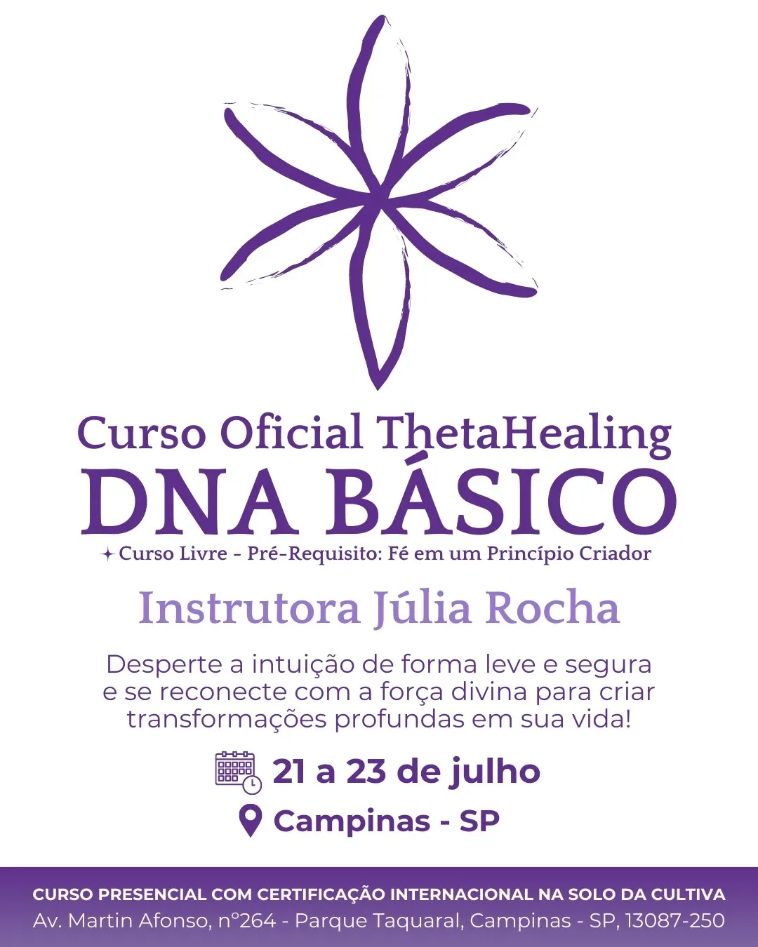 17, 18 e 19 DE NOVEMBRO DE 2023 CURSO BÁSICO PRESENCIAL THETAHEALING EM CAMPINAS thumbnail