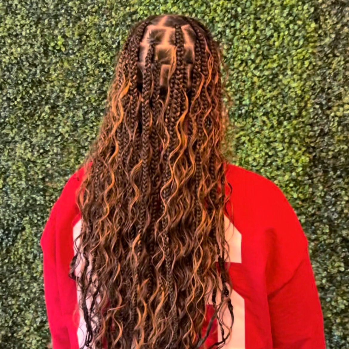 BRAIDS BY KAY - MEDIUM BOHO KNOTLESS thumbnail