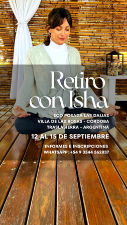 Retiro 12 de septiembre con Isha en Las Dalias, Córdoba, Argentina thumbnail