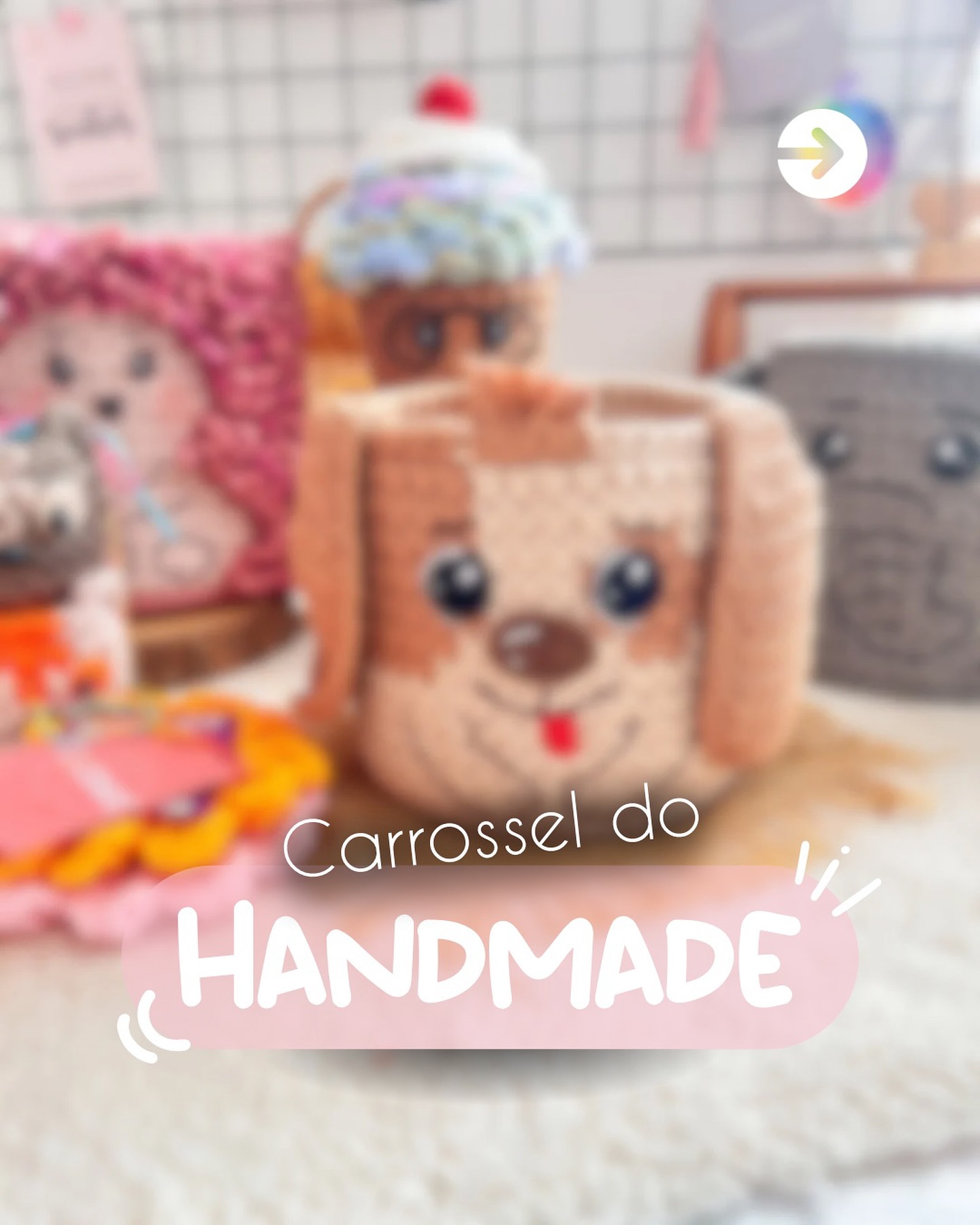 (❀◠ ◡ ◠) Nessas últimas semanas teve muita produção de fofuras. Vamos conferir neste carrossel o que rolou? 😉

♡ Cesto A