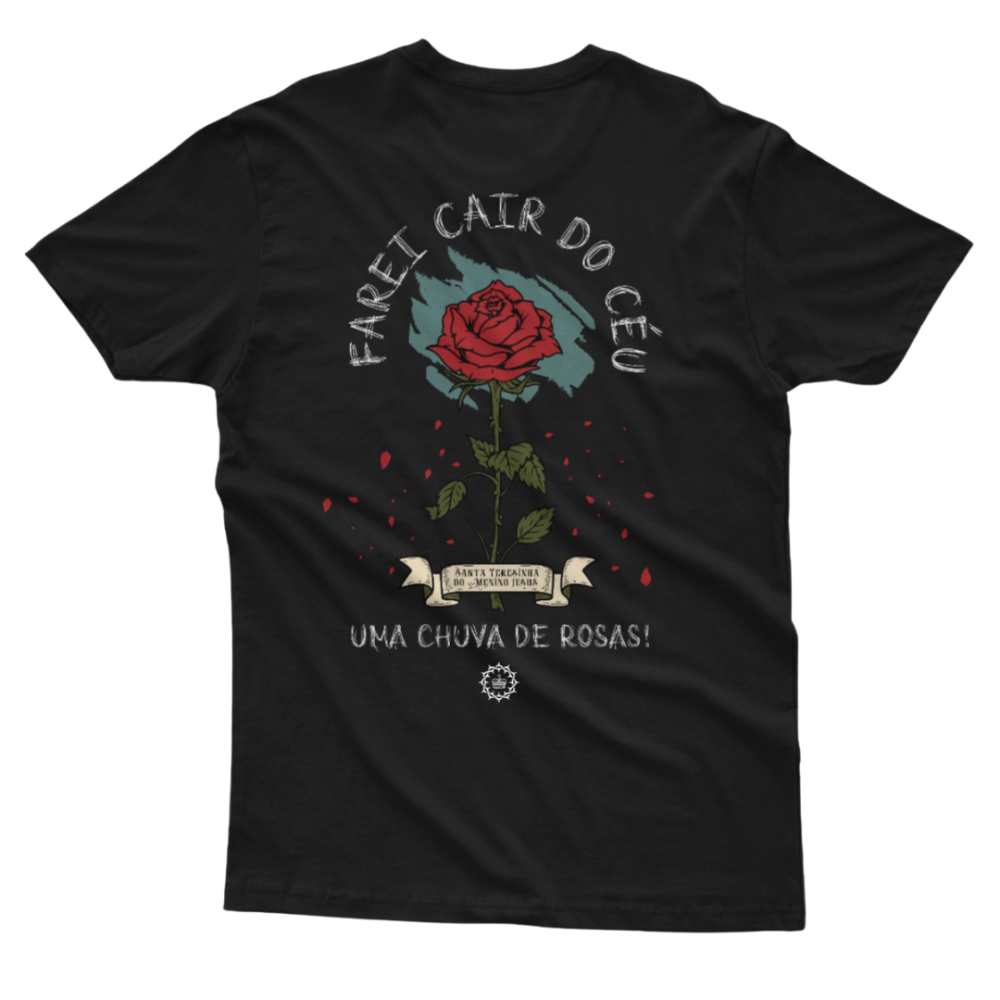 Camisa Chuva de Rosas - Católico Citou  thumbnail