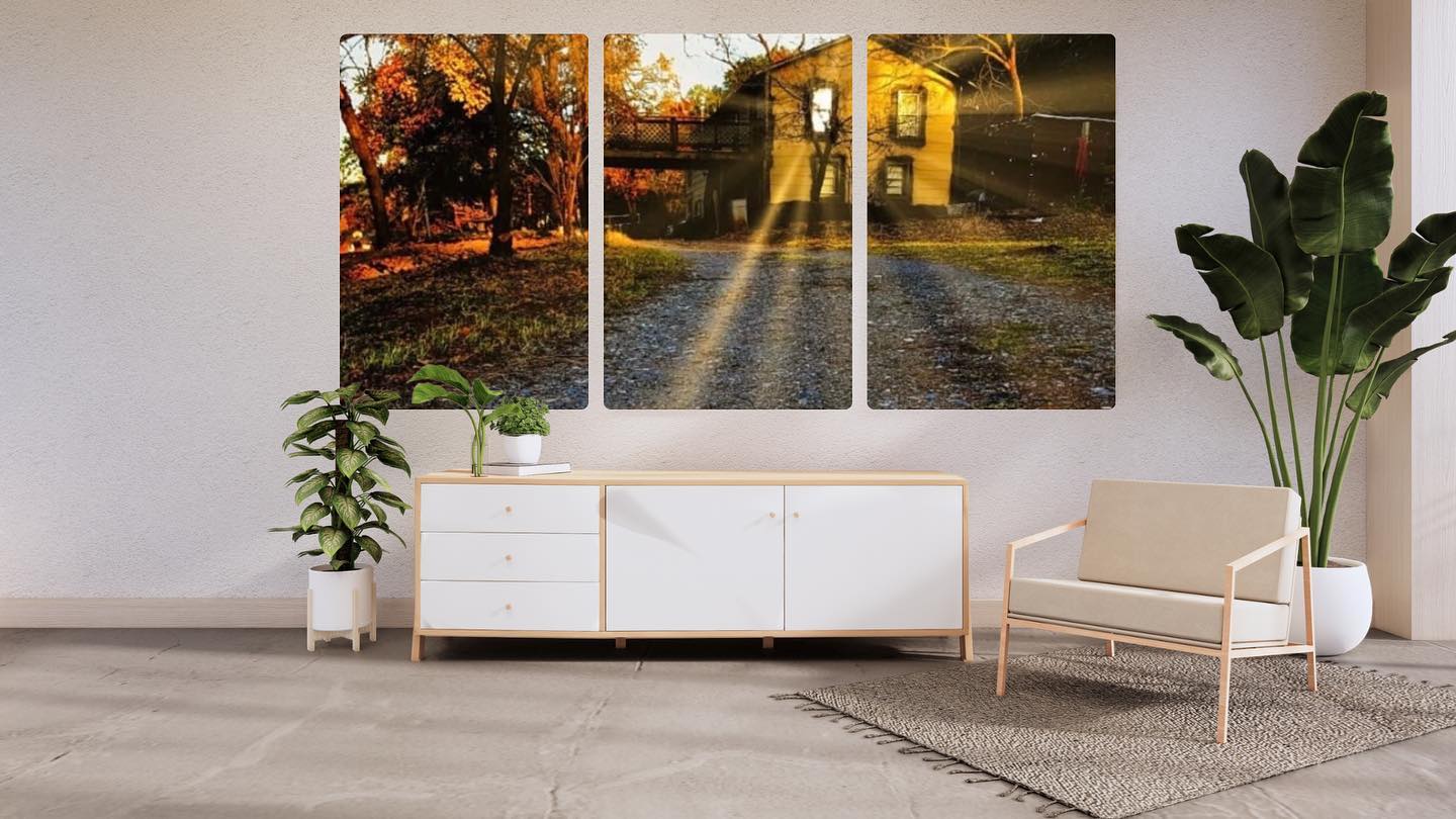 Introducing our Limited Edition Autumn Forest by @caleb_czeropski canvas art print arrives ready to hang, with hanging a