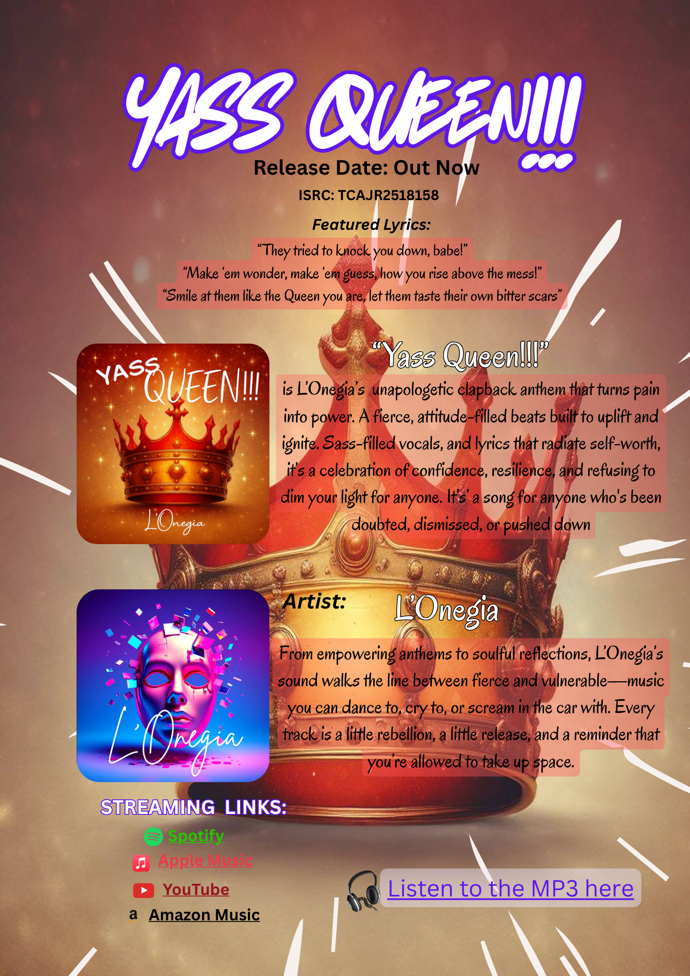 Press Kit: YASS QUEEN!!!  thumbnail
