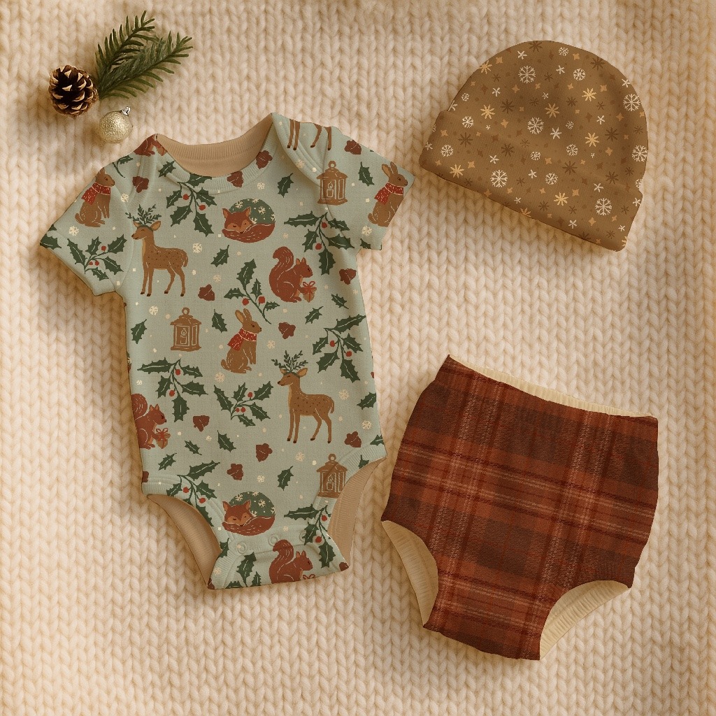 Festive Woodland Holiday Fabrics For Makers thumbnail