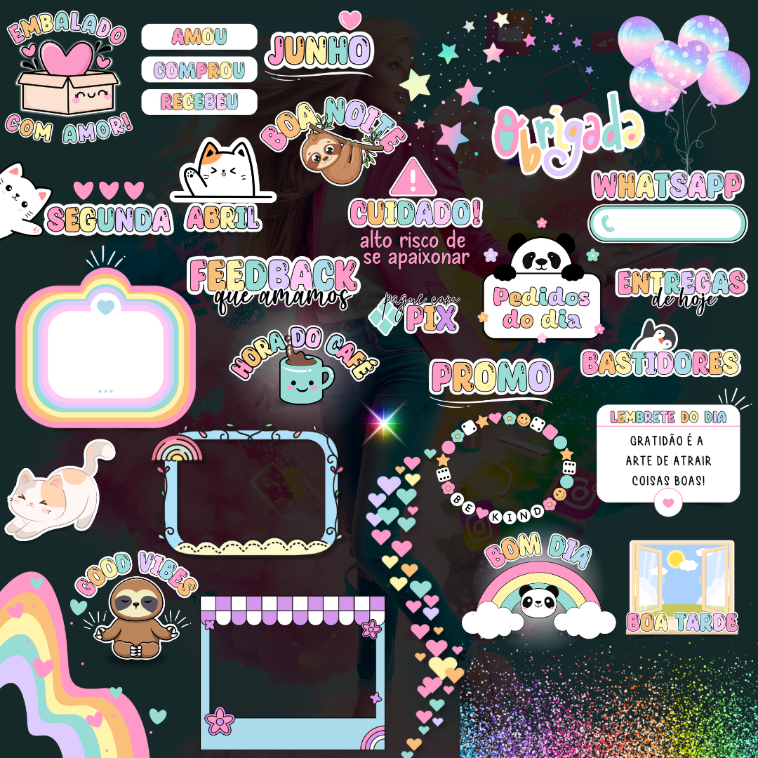PACK FIGURINHAS PARA STORIES thumbnail