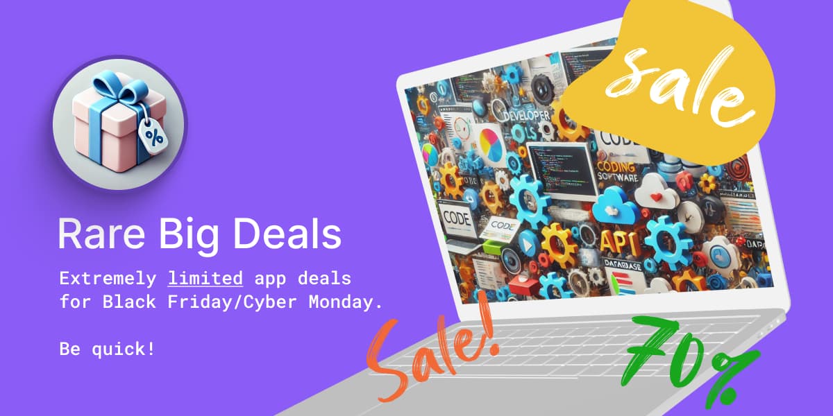 Rare Deals and Discounts on Software, Apps & SaaS thumbnail