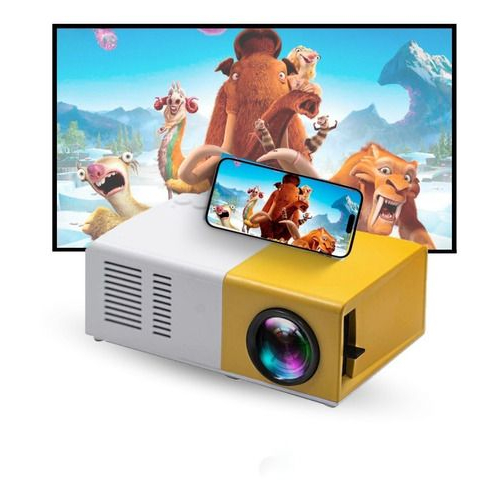 Mini Projetor Portátil Led 1080p 600 Lúmens Hdmi YG300 Envio Imediato thumbnail