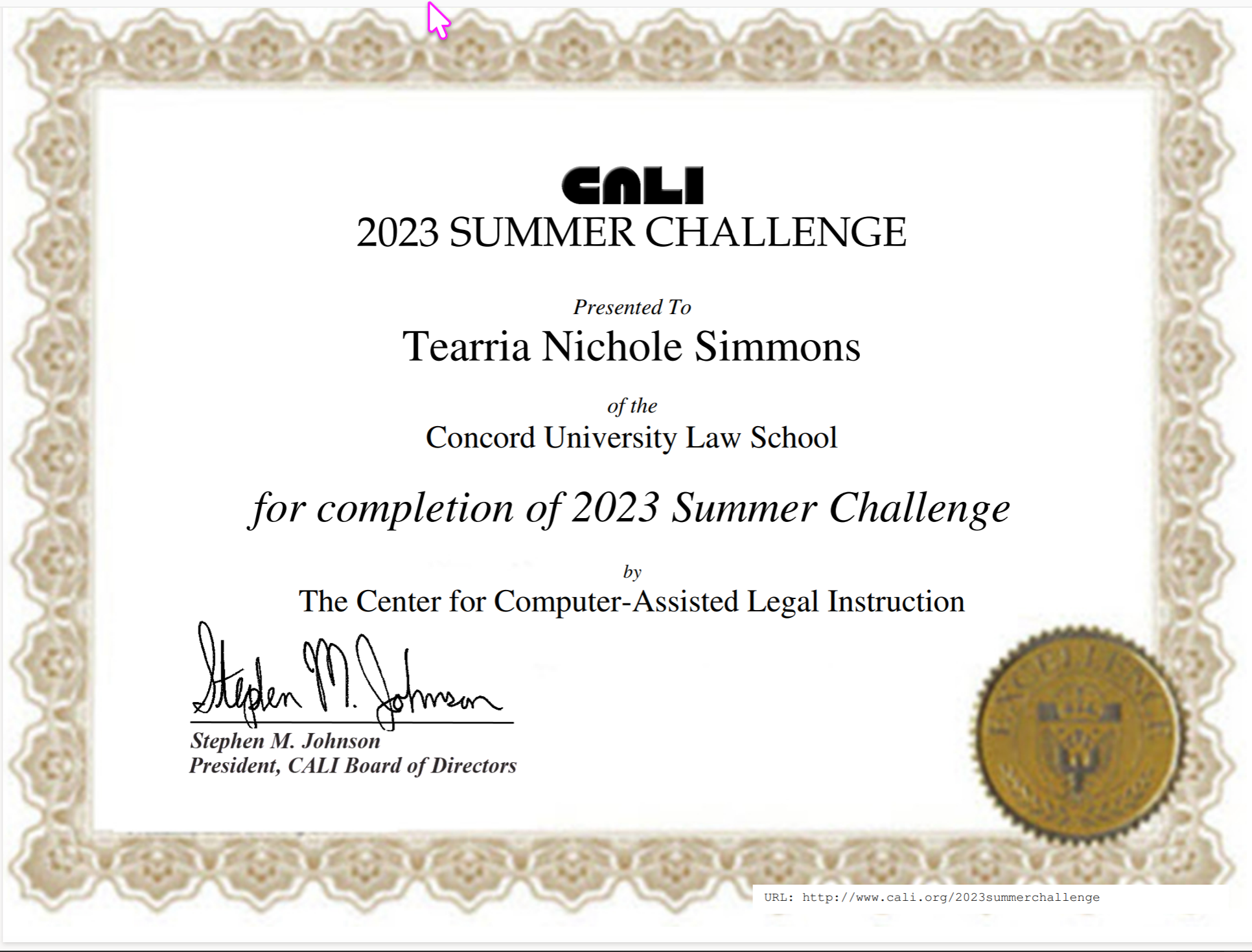 CALI Summer Challenge thumbnail